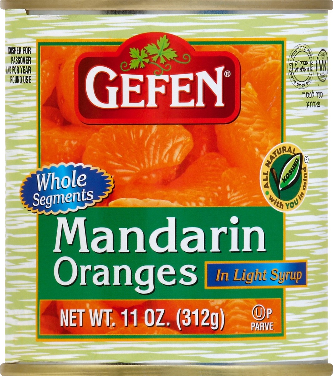 slide 2 of 2, Gefen Whole Segments Mandarin Oranges in Light Syrup 11 oz, 11 oz