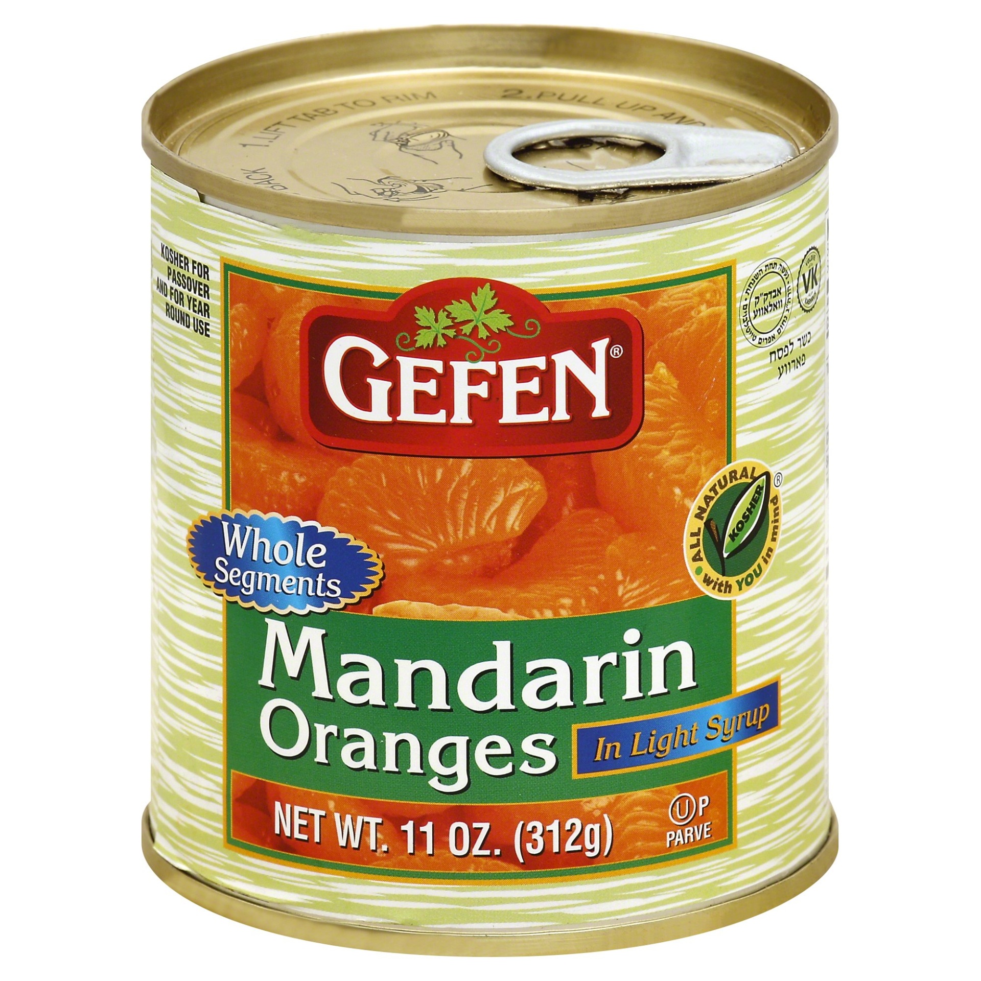 slide 1 of 1, Gefen Mandarin Orange Segments, 11 oz
