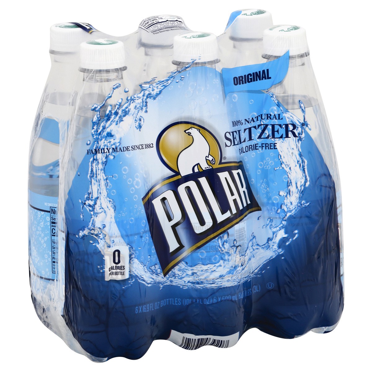 slide 3 of 13, Polar 100% Natural Original Seltzer 6 ea, 6 ct