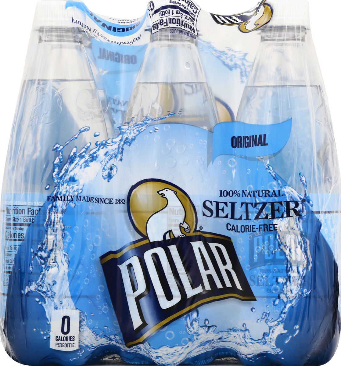 slide 10 of 13, Polar 100% Natural Original Seltzer 6 ea, 6 ct