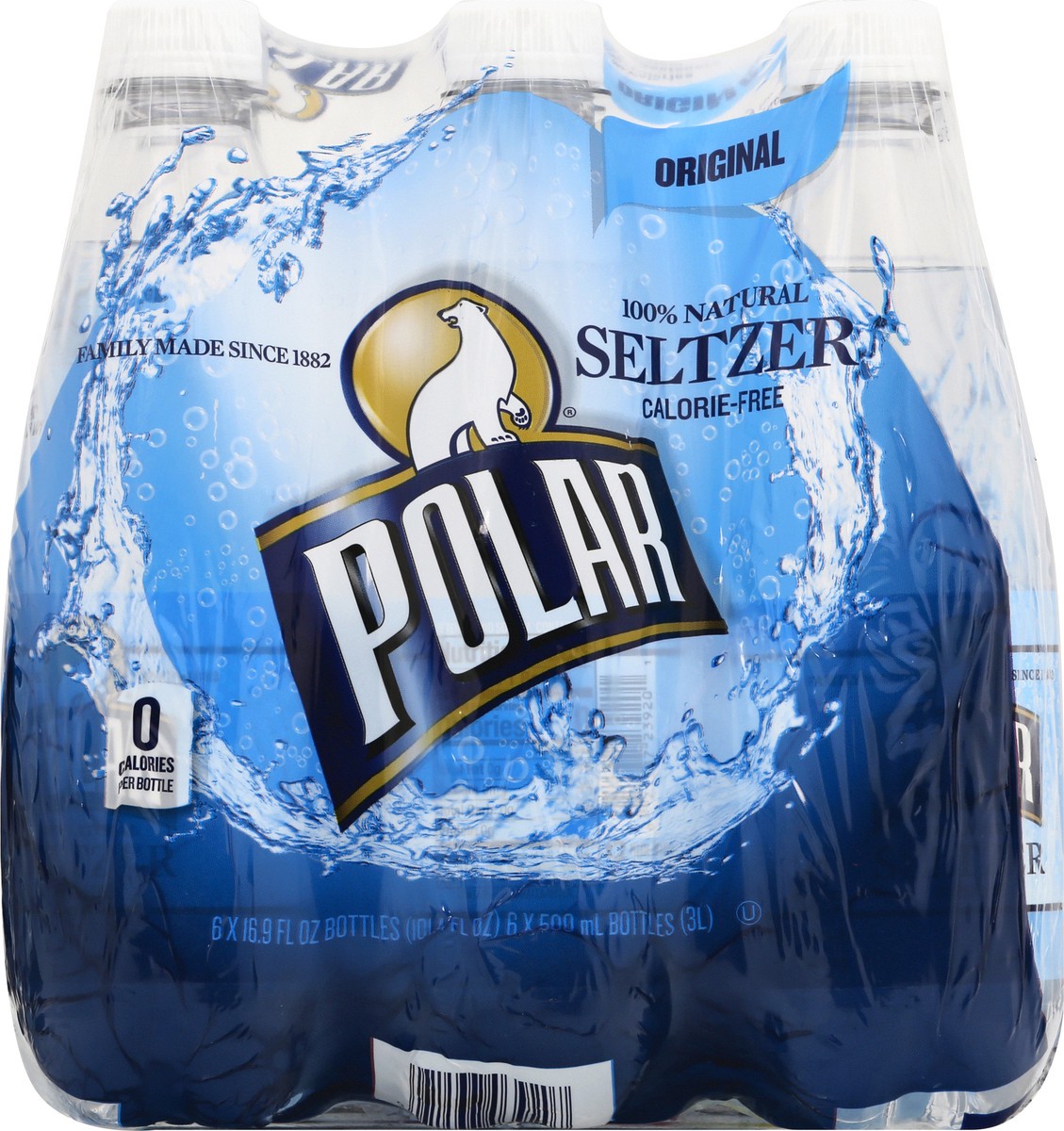 slide 6 of 13, Polar 100% Natural Original Seltzer 6 ea, 6 ct