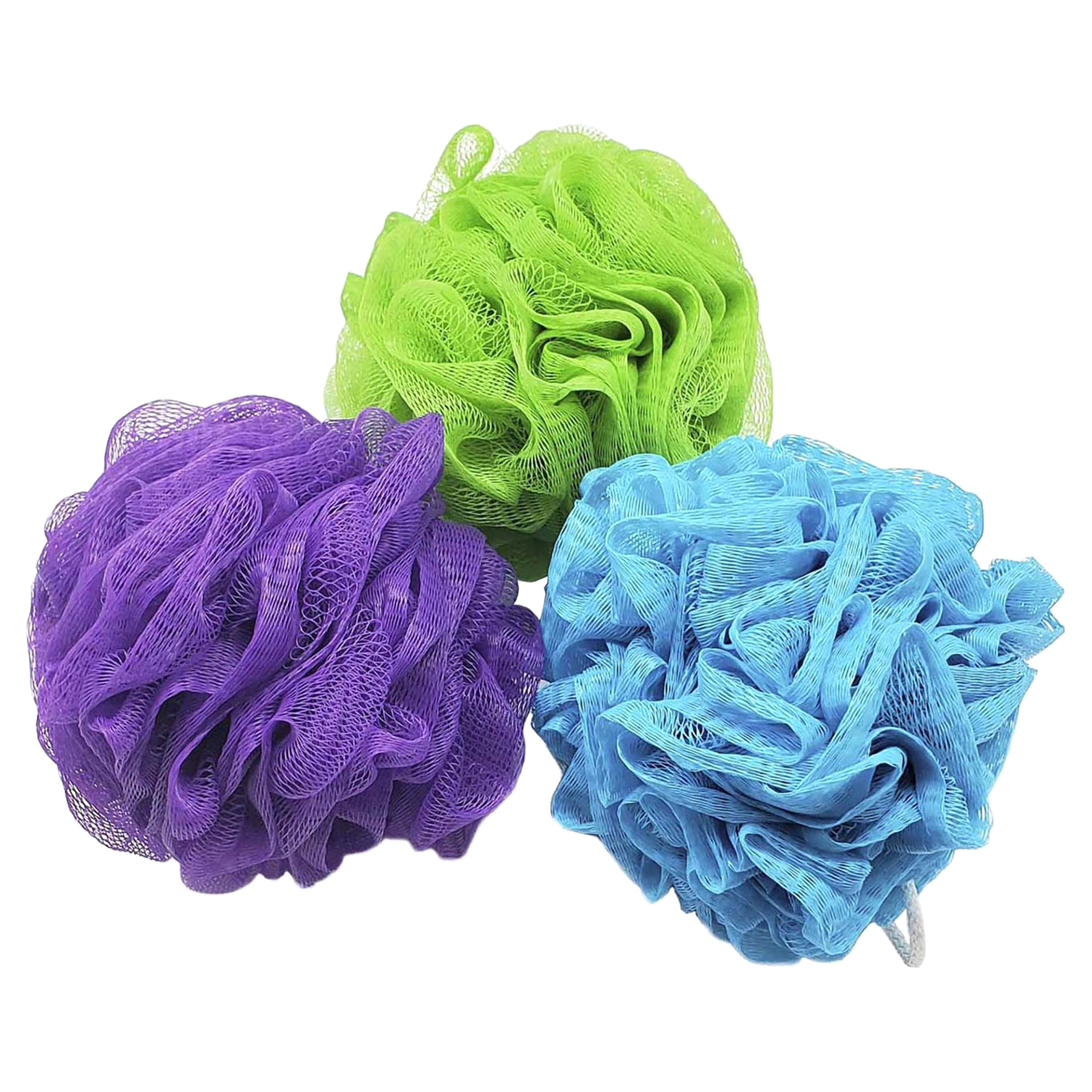 slide 1 of 17, Katelle Spa Shower and Bath Mesh Body Sponge, Green, 1 ct