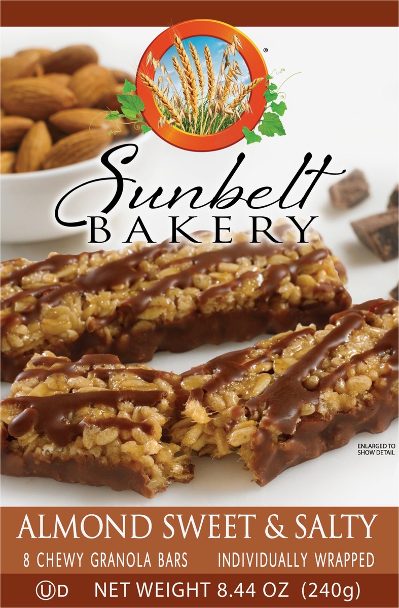 slide 3 of 11, Sunbelt Bakery Chewy Granola Bars, Sunbelt Bakery Family Pack Sweet & Salty Almond (8 CT), 8 ct