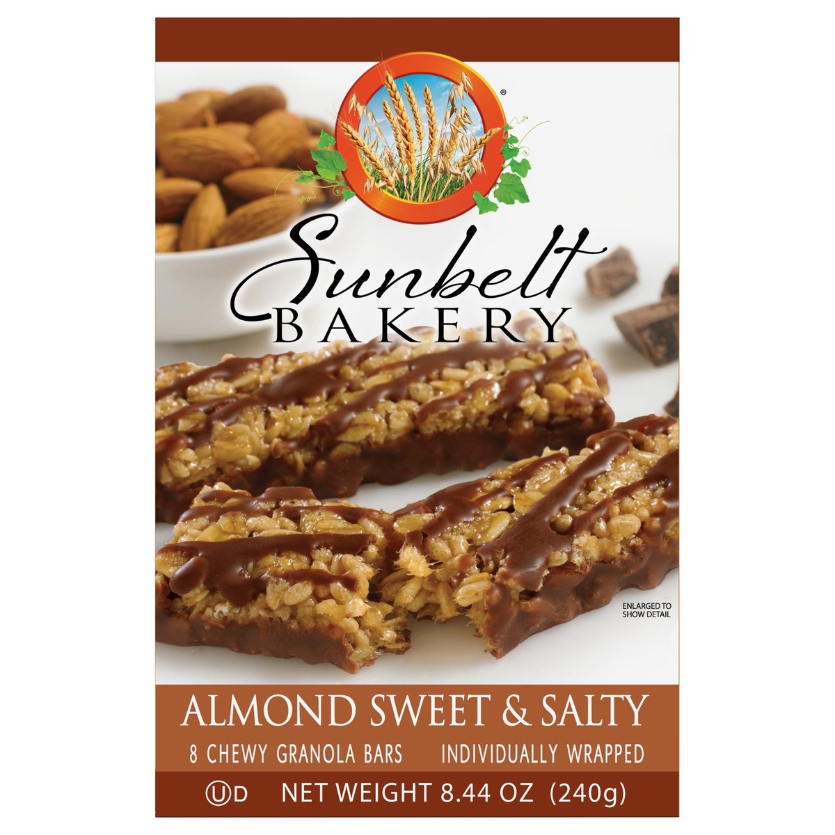 slide 1 of 11, Sunbelt Bakery Chewy Granola Bars, Sunbelt Bakery Family Pack Sweet & Salty Almond (8 CT), 8 ct