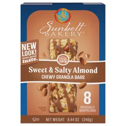 Chewy Granola Bars, Sunbelt Bakery Family Pack Sweet & Salty Almond (8 CT)