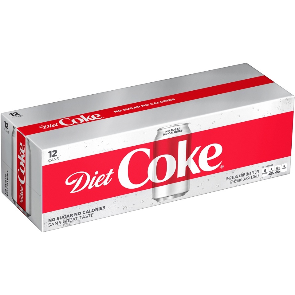 slide 3 of 5, Coca-Cola Diet Coke Cans, 12 ct; 12 fl oz