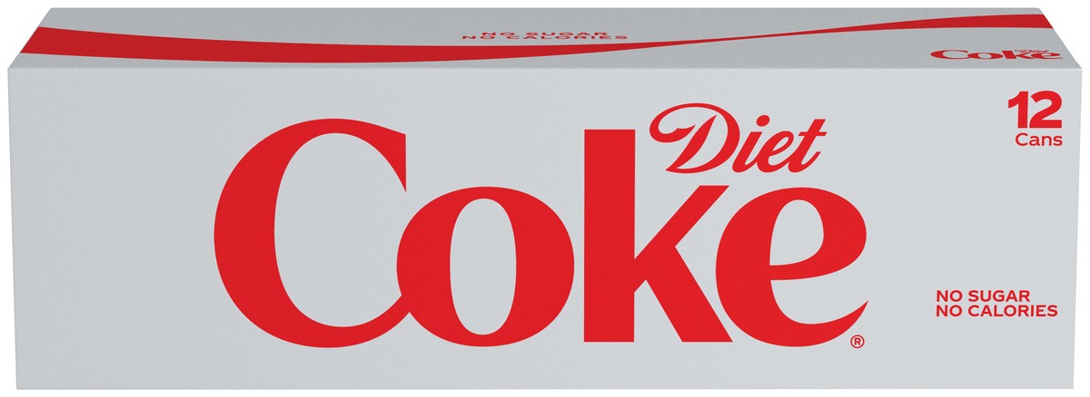 slide 1 of 3, Diet Coke Soft Drink - 12 ct, 12 ct
