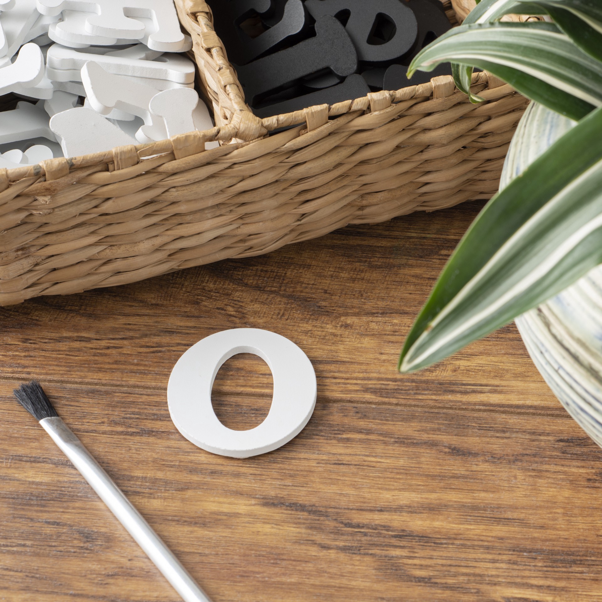 slide 3 of 3, 2.5" White Mdf Letter By Make Market, 2.5 in