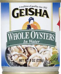 Geisha Whole Oysters
