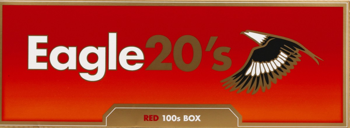 slide 8 of 9, Eagle Brand Cigarettes, Class A, Red 100s, 200 ct