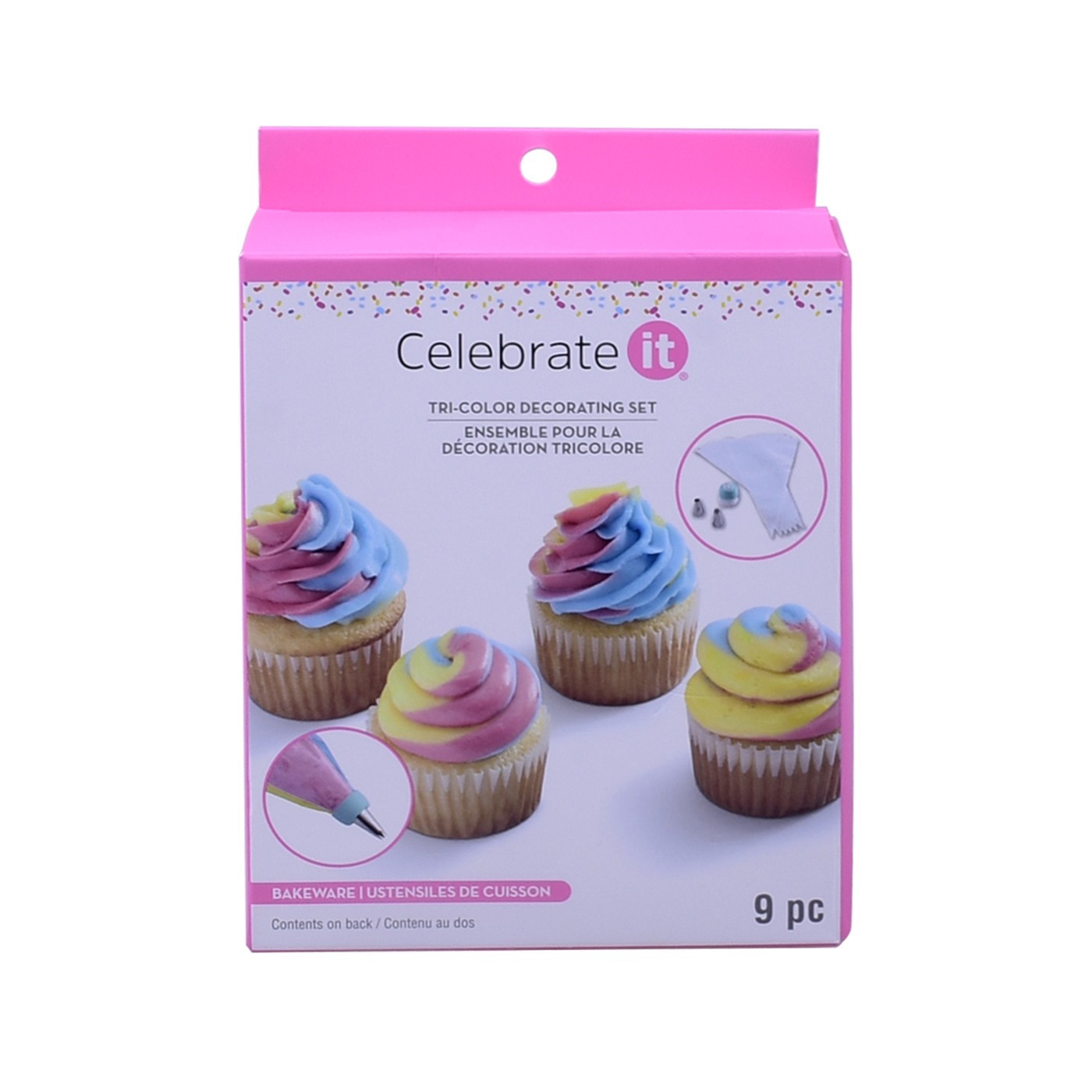 slide 4 of 5, Tri-Color Decorating Set By Celebrate It, 1 ct