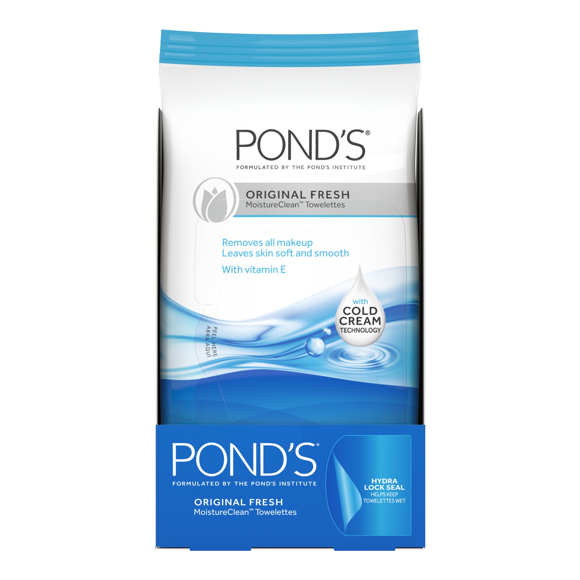 slide 3 of 4, Pond's Makeup Remover Wipes Original Fresh, 75 Count, 71 ct