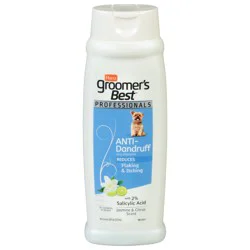 Hartz Groomer's Best Anti-Dandruff Professionals Jasmine & Citrus Scent Dog Shampoo 18 fl oz