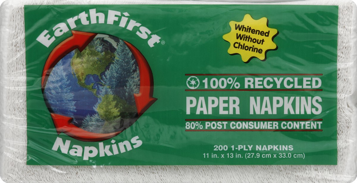 slide 2 of 7, EarthFirst Paper Napkins 200 ea, 200 ct