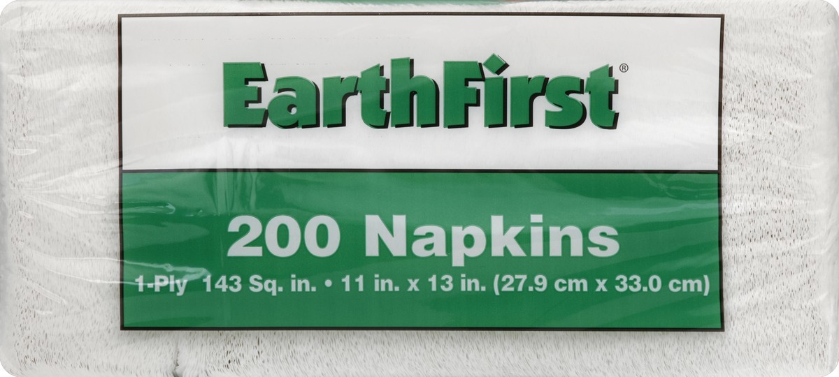 slide 5 of 7, EarthFirst Paper Napkins 200 ea, 200 ct