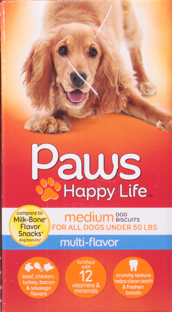 slide 5 of 9, Paws Happy Life Medium Multi-Flavor Dog Biscuits 60 oz, 60 oz