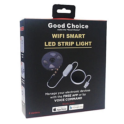 slide 1 of 1, Good Choice Smart Wi-Fi LED Strip Light, 1 ct