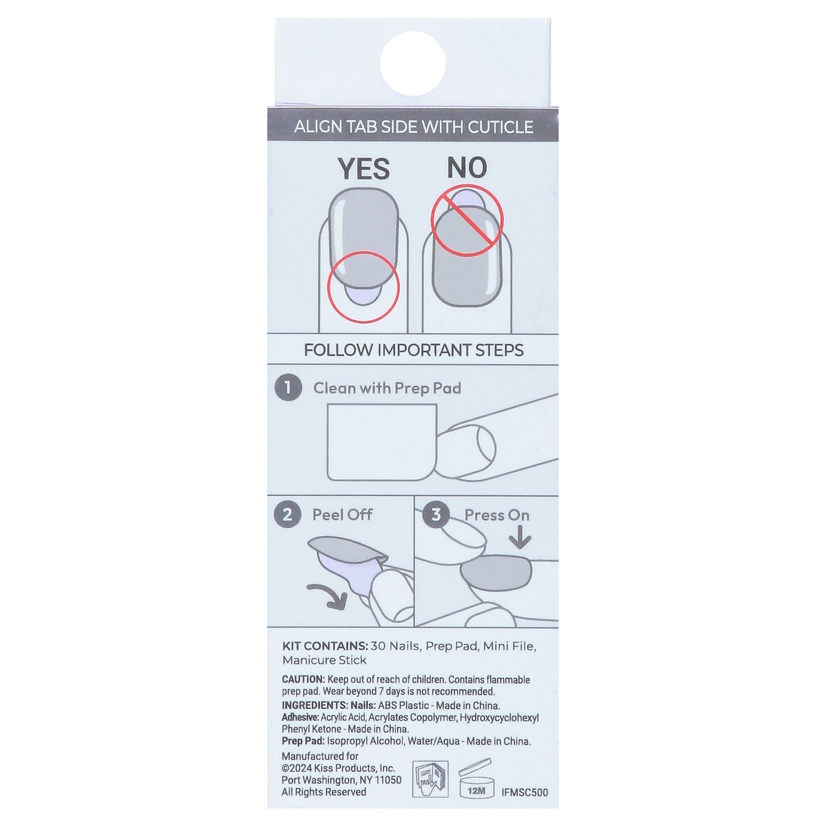 slide 14 of 14, imPRESS Mod French Nails 30 ea, 30 ct