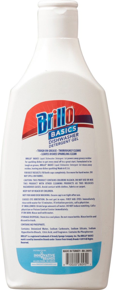 slide 7 of 9, Brillo Dishwasher Detergent Gel, 16 oz