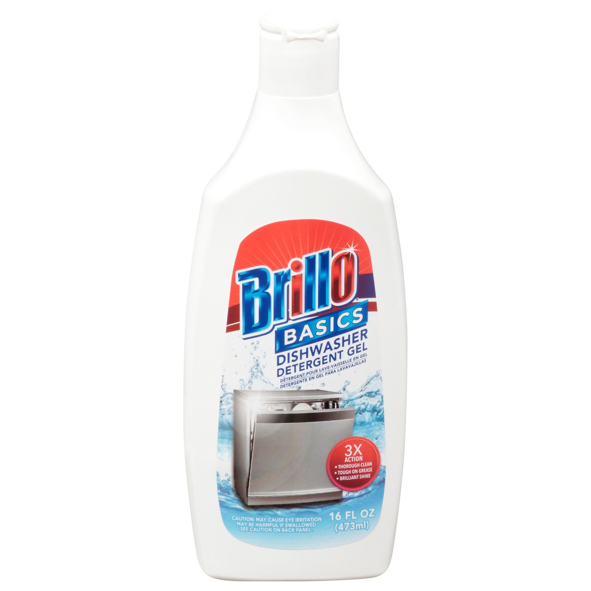slide 1 of 9, Brillo Dishwasher Detergent Gel, 16 oz