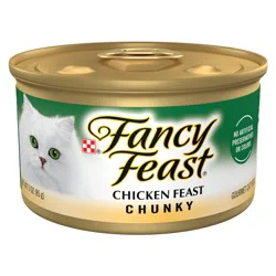 Fancy Feast Purina Fancy Feast Chunky Chicken Feast Wet Cat Food - 3 oz. Can