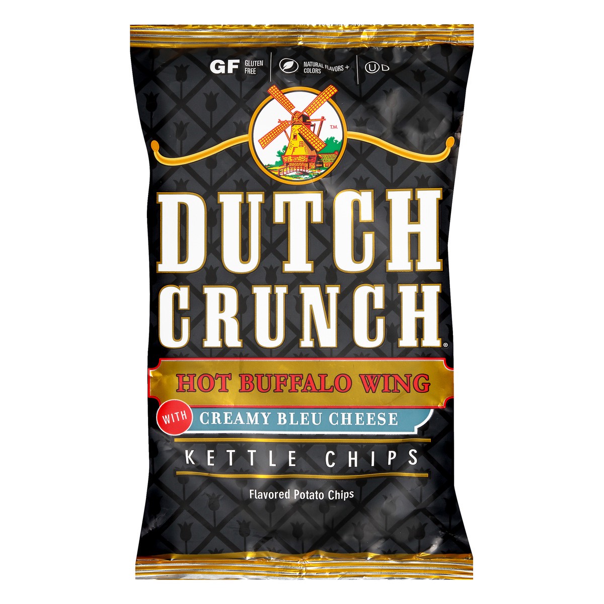 slide 7 of 9, Old Dutch Crunch Hot Buffalo Wing Creamy Bleu Cheese Kettle Chips, 9 oz