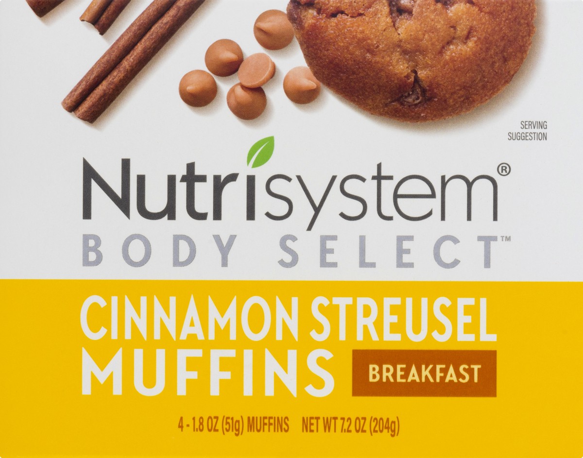 slide 11 of 12, Nutrisystem Body Select Breakfast Cinnamon Streusel Muffins 4 ea, 4 ct