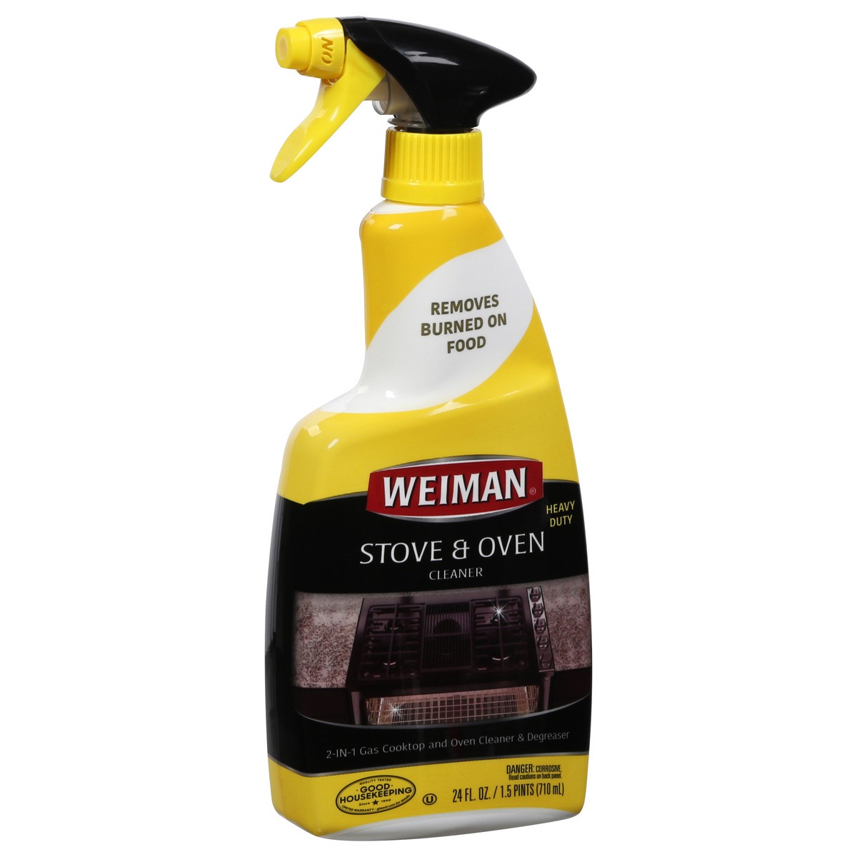 slide 9 of 9, Weiman Heavy Duty Stove & Oven Cleaner 24 fl oz, 24 fl oz