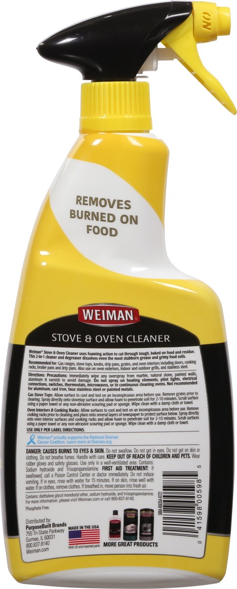 slide 2 of 9, Weiman Heavy Duty Stove & Oven Cleaner 24 fl oz, 24 fl oz