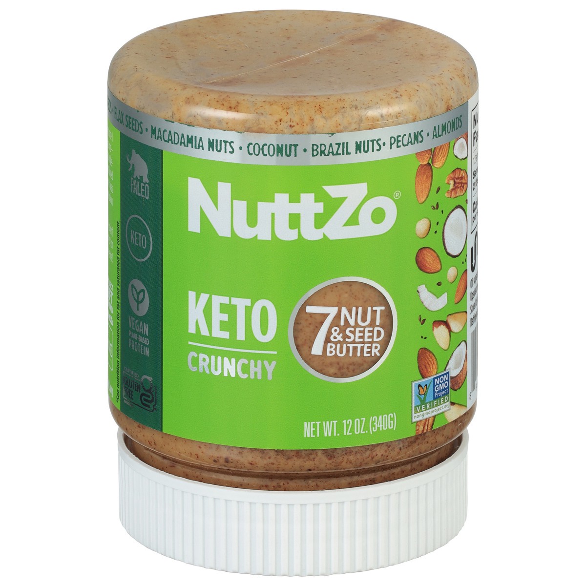 slide 1 of 13, NuttZo Keto Nut & Seed Butter, 12 oz