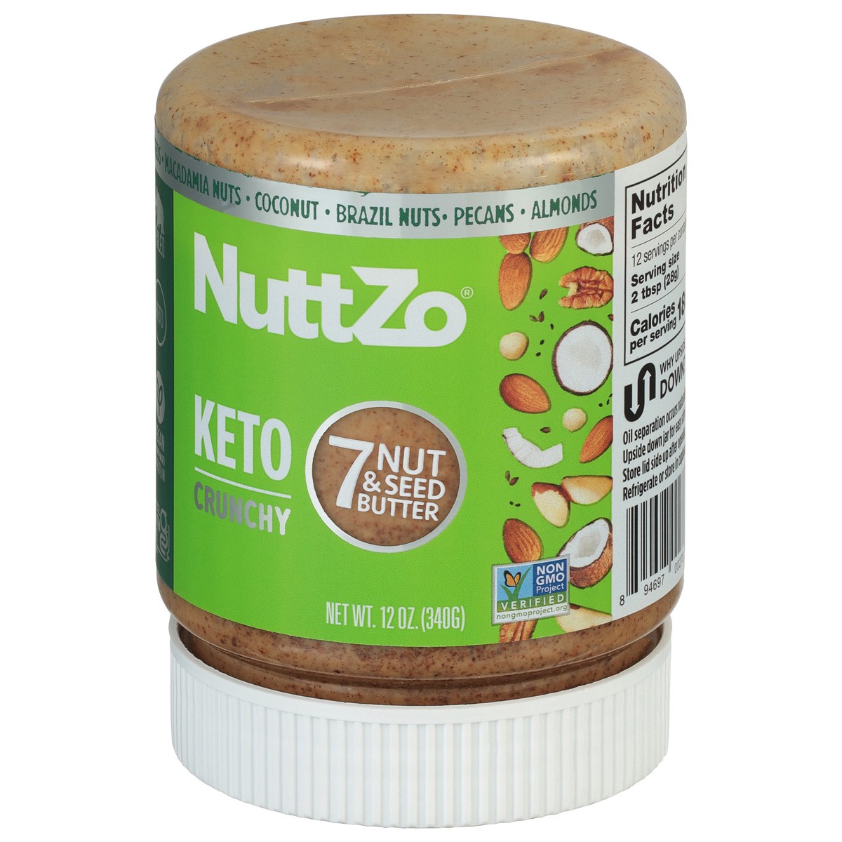 slide 8 of 13, NuttZo Keto Nut & Seed Butter, 12 oz