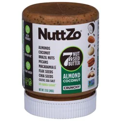 NuttZo Crunchy Almond Coconut 7 Nut & Seed Butter 12 oz