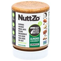 NuttZo Crunchy Almond Coconut 7 Nut & Seed Butter 12 oz