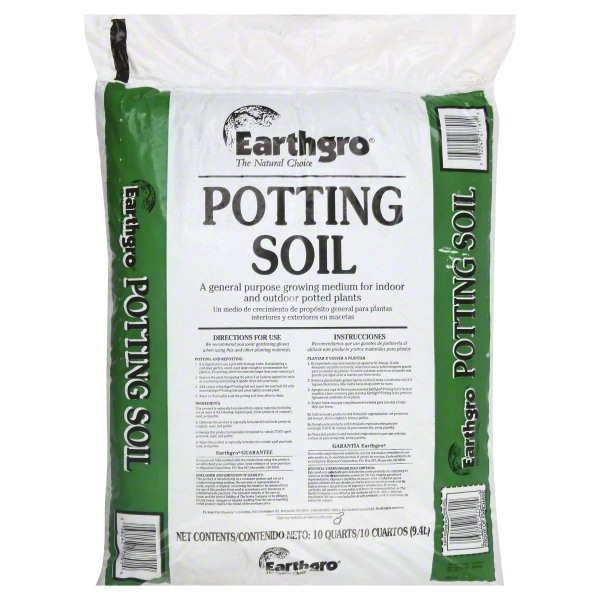 slide 1 of 1, Earthgro Potting Soil 10 qt, 10 qt