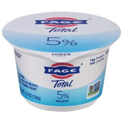 Fage Total Strained Whole Milk Greek Yogurt 5.3 o