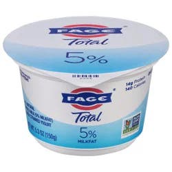 Fage Total Strained Whole Milk Greek Yogurt 5.3 o