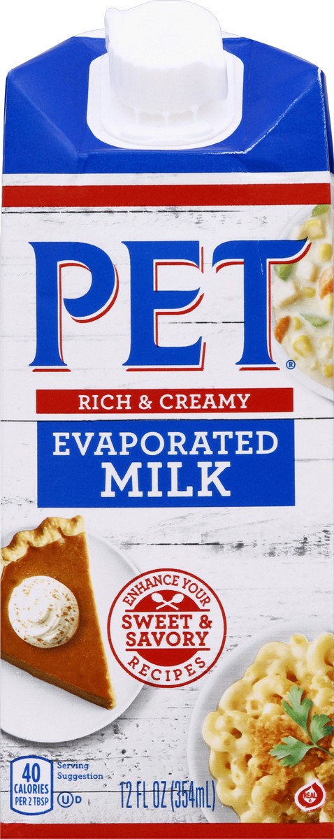 slide 5 of 6, PET Dairy Evaporated Milk Re-closable Container, 12 oz