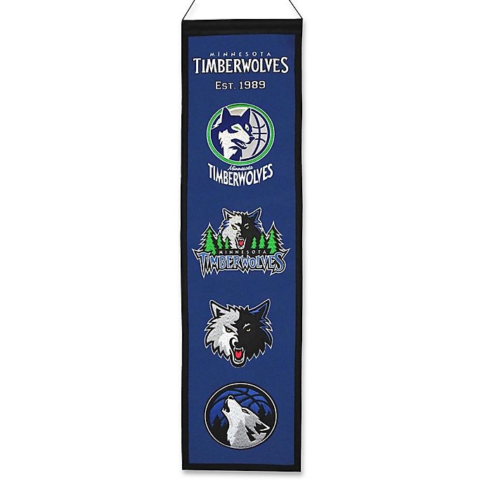 slide 1 of 1, NBA Minnesota Timberwolves Vintage Heritage Banner, 1 ct