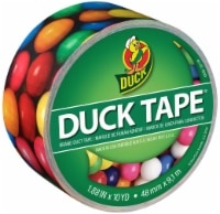 slide 1 of 1, Duck Brand Gumball Printed Duct Tape - 1.88 Inch x 10 Yard - Multi-Color, 10 yd