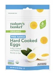 Natures Basket Organic Hard Cooked Eggs