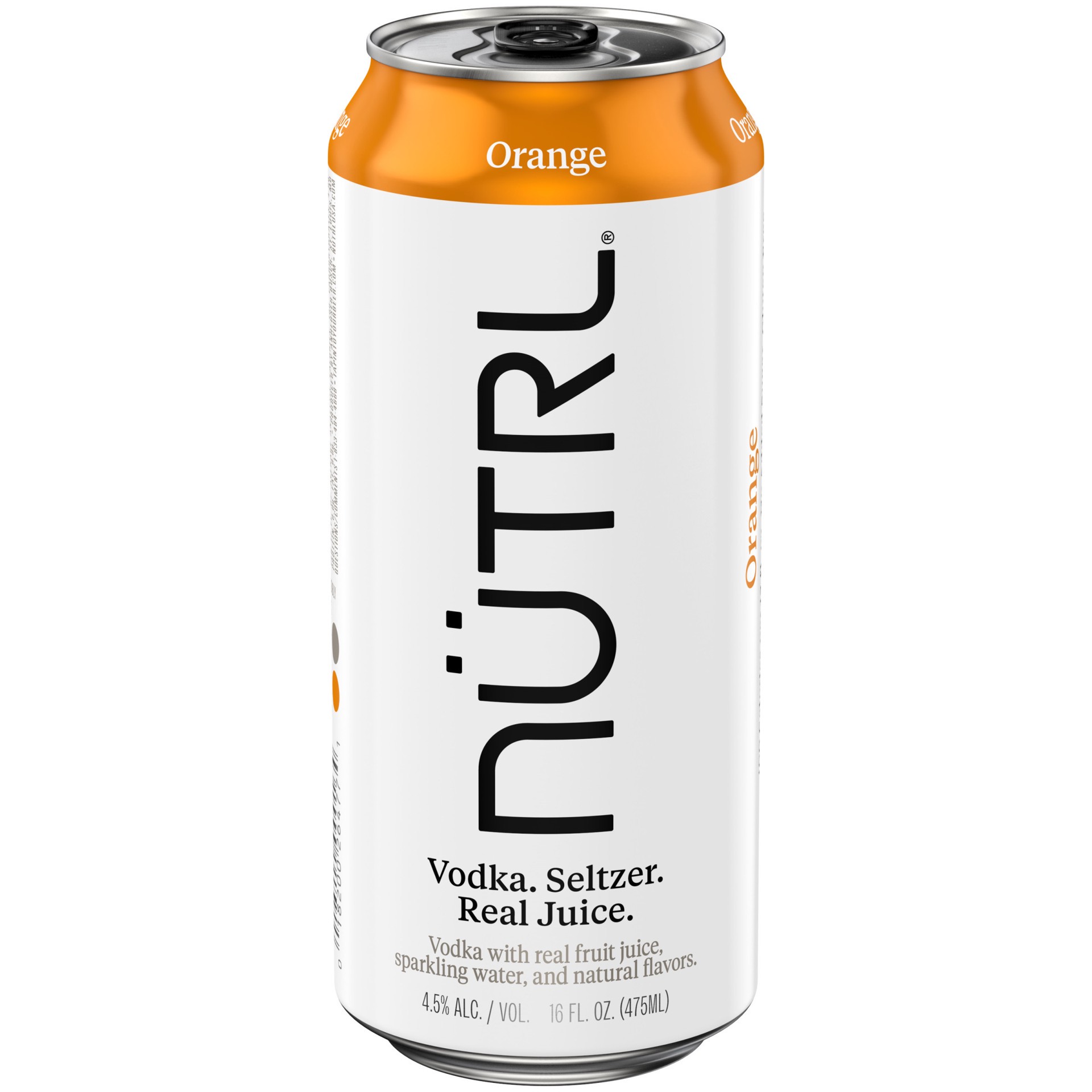 slide 6 of 6, Nutrl Orange Vodka Hard Seltzer 4 Pack, 16 fl oz Cans, 64 fl oz