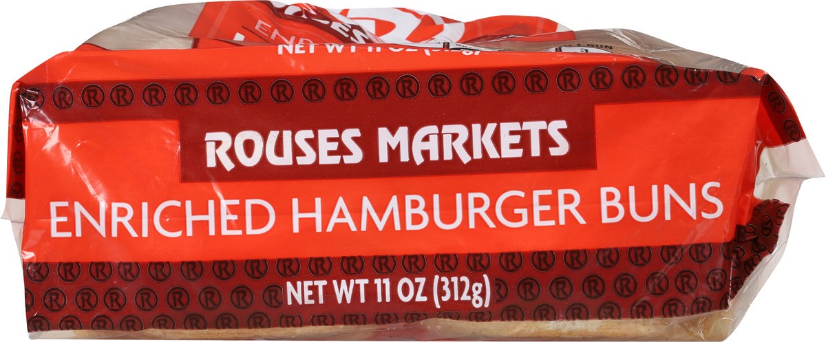 slide 4 of 9, Rouses Markets Enriched Hamburger Buns 8 ea, 8 ct