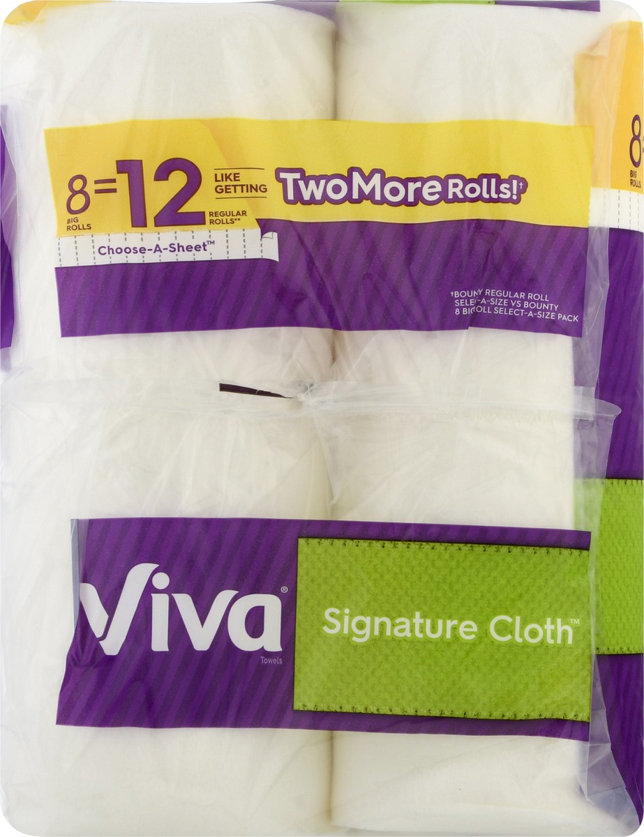 slide 7 of 9, Viva 1-Ply Big Rolls Choose-A-Sheet Paper Towels 8.0 ea, 8 ct