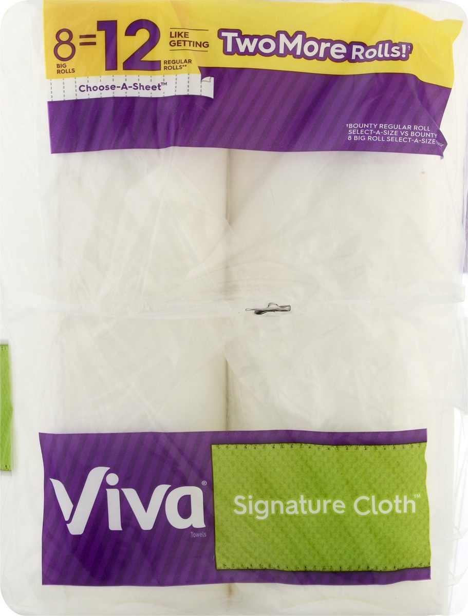 slide 6 of 9, Viva 1-Ply Big Rolls Choose-A-Sheet Paper Towels 8.0 ea, 8 ct