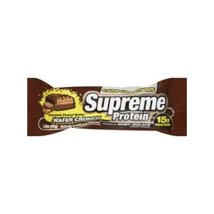 slide 1 of 1, Supreme Protein Bar Chocolate Peanut Butter Wafer Crunch, 1.5 oz; 43 gram