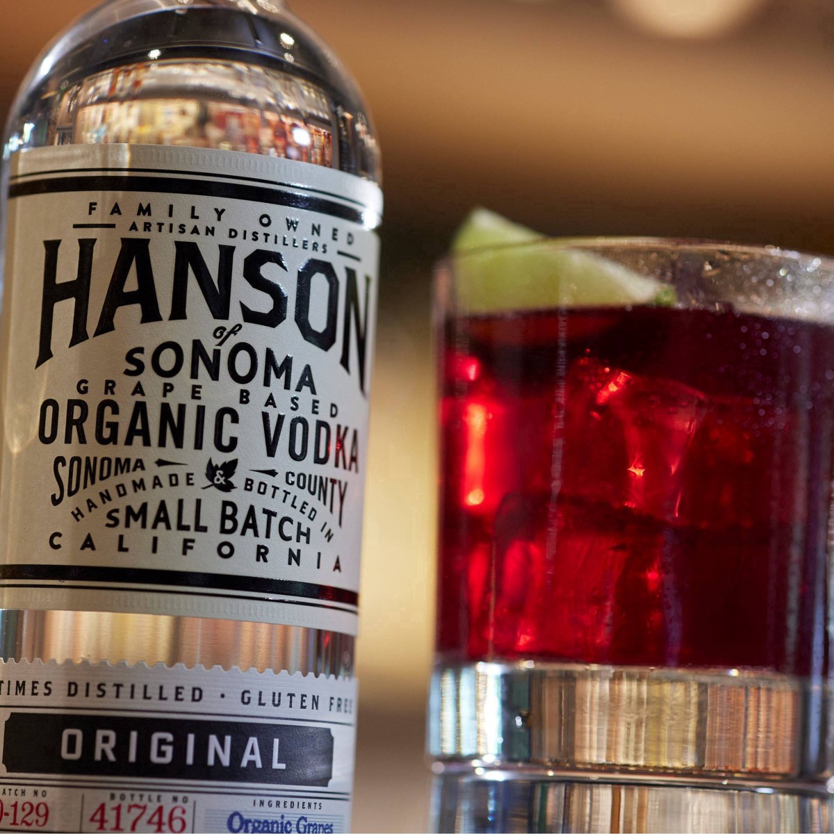 slide 7 of 16, Hanson of Sonoma Organic Vodka Alcohol, Original Grape-Based, Family Made Vodka, 750mL Bottle, 750 ml