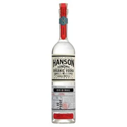 Hanson of Sonoma Organic Vodka Alcohol, Original Grape-Based, Family Made Vodka, 750 ml