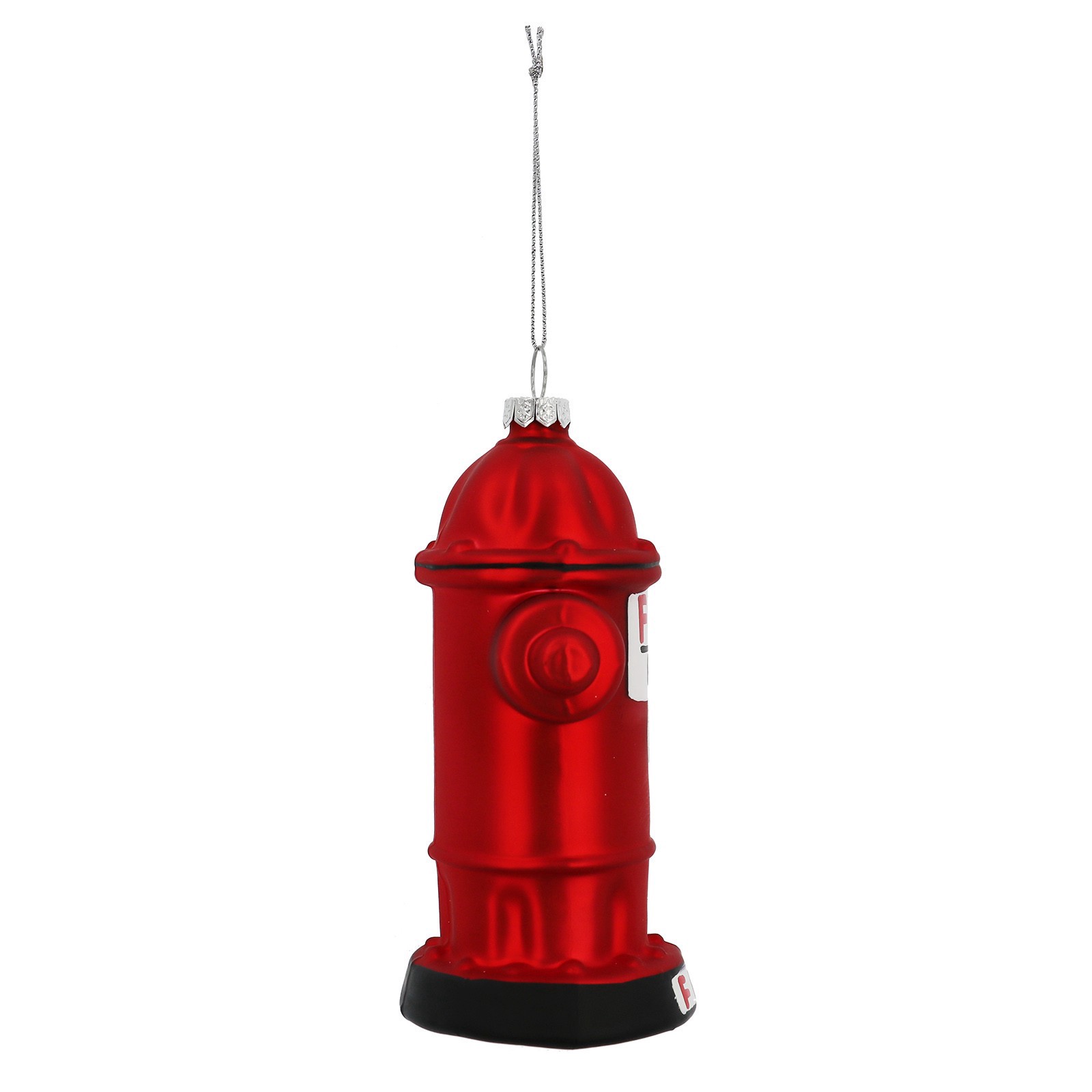 slide 3 of 4, 5" Red Fire Hydrant Glass Ornament By Ashland, 2.63 in x 2.25 in x 5 in
