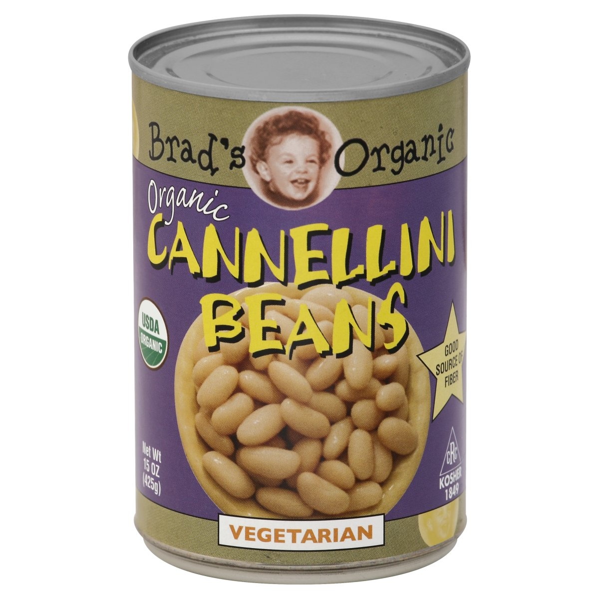 slide 1 of 1, Brad's Cannellini Beans, 15 oz