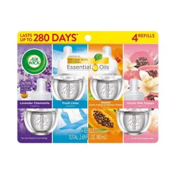 Air Wick Plug In Scented Oil - Lavender, Linen, and Hawaiian Dream - 4 count